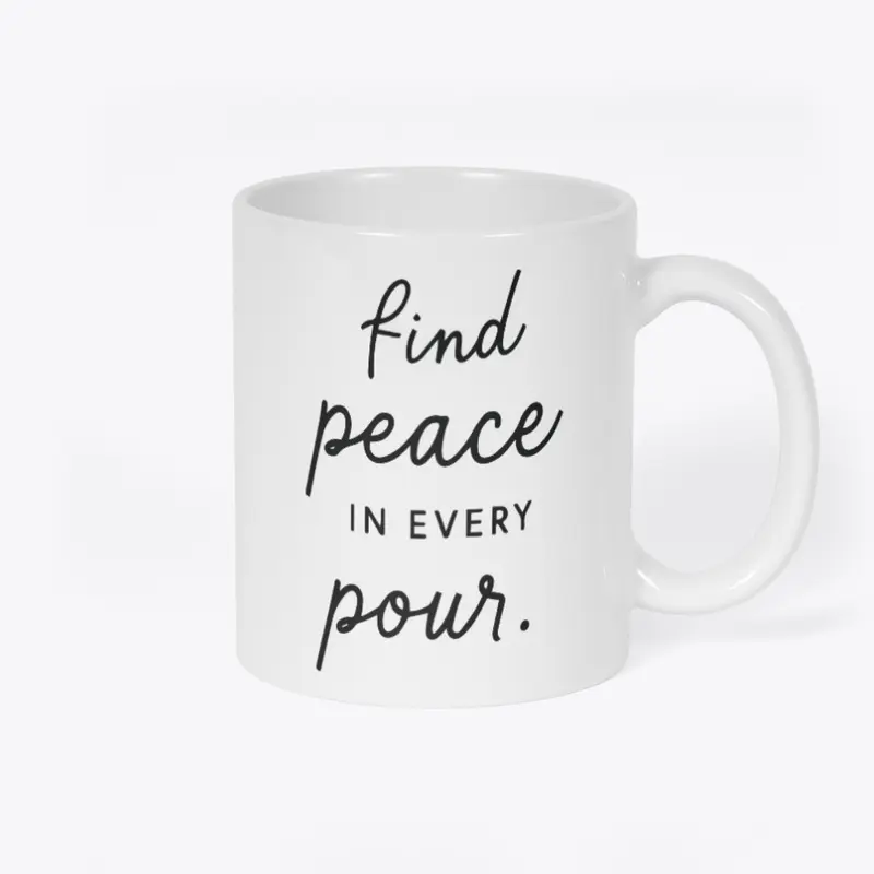 Find peace in every pour